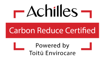 Achilles carbon reduce certified logo