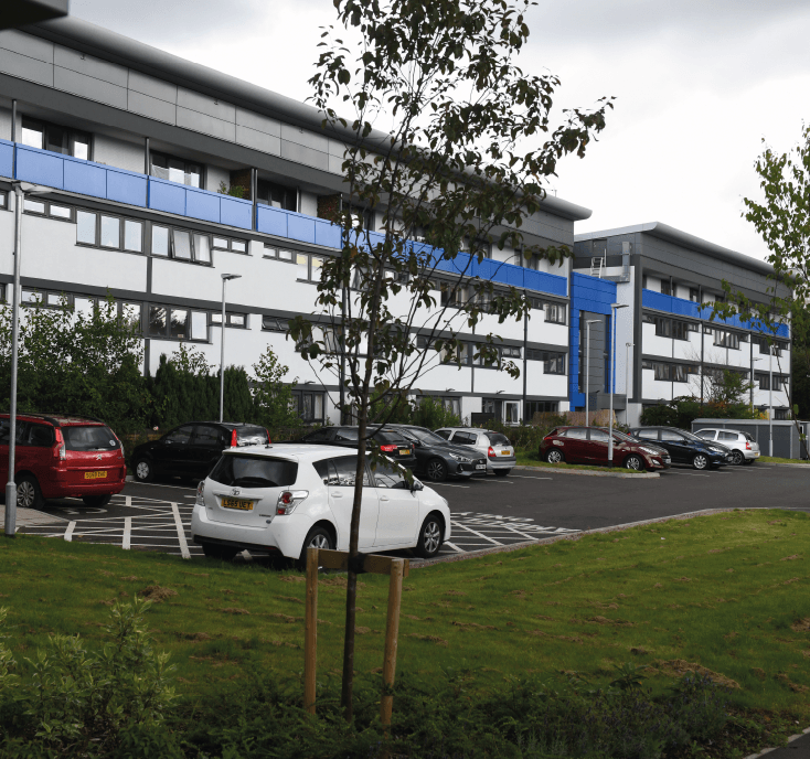 newly regenerated residential building